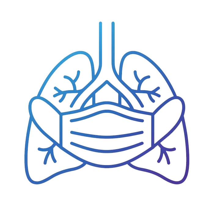 Occupational illness workers' compensation icon