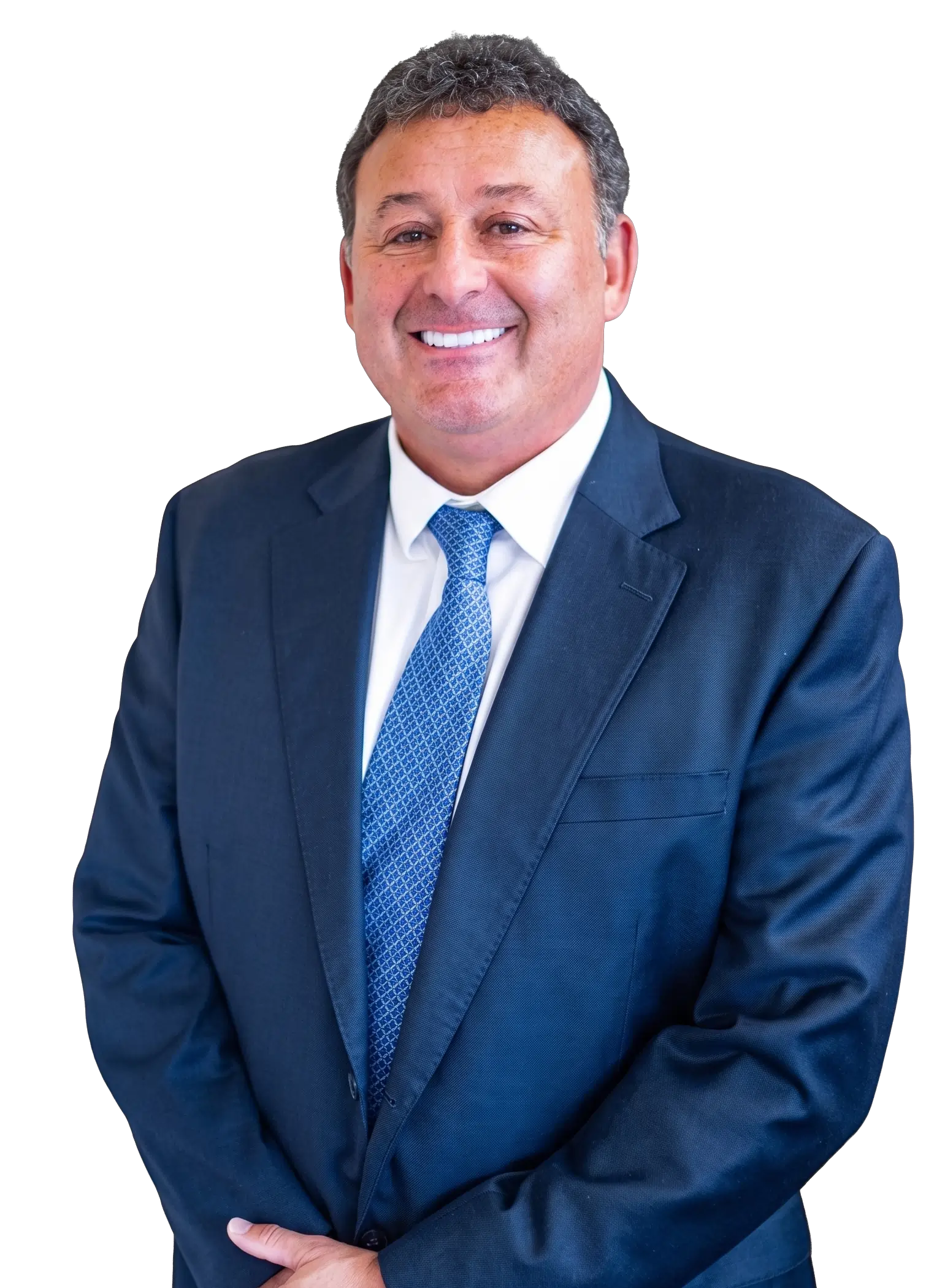 Thomas DeBenedetto, an experienced San Diego workers’ compensation lawyer, posing in his Mission Valley law office.